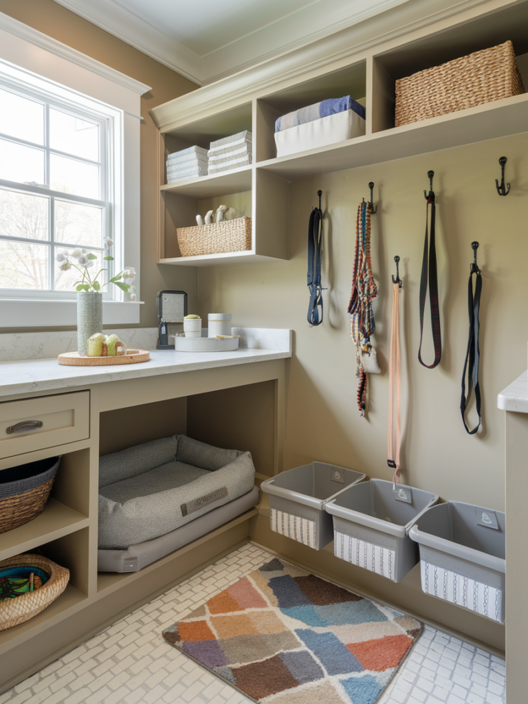 dog room ideas in laundry room