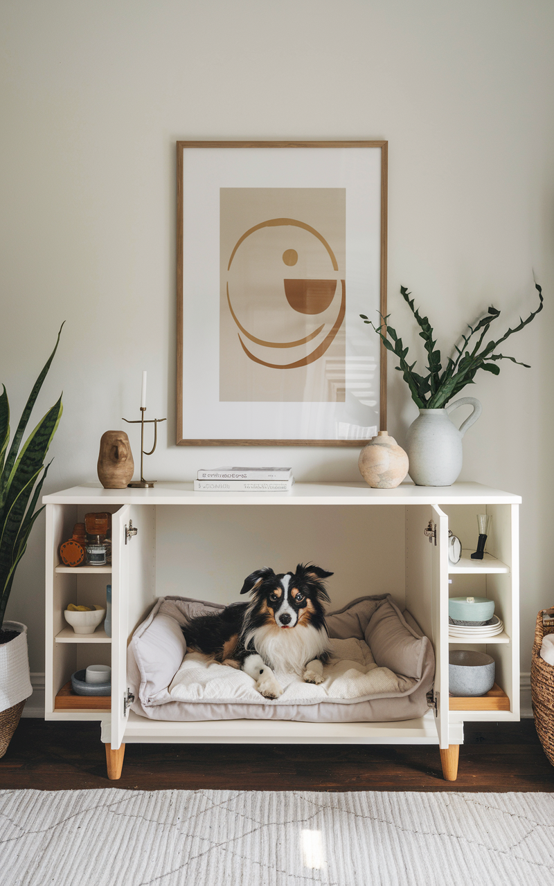 Minimalist Dog Crate Decor For Modern Homes photo