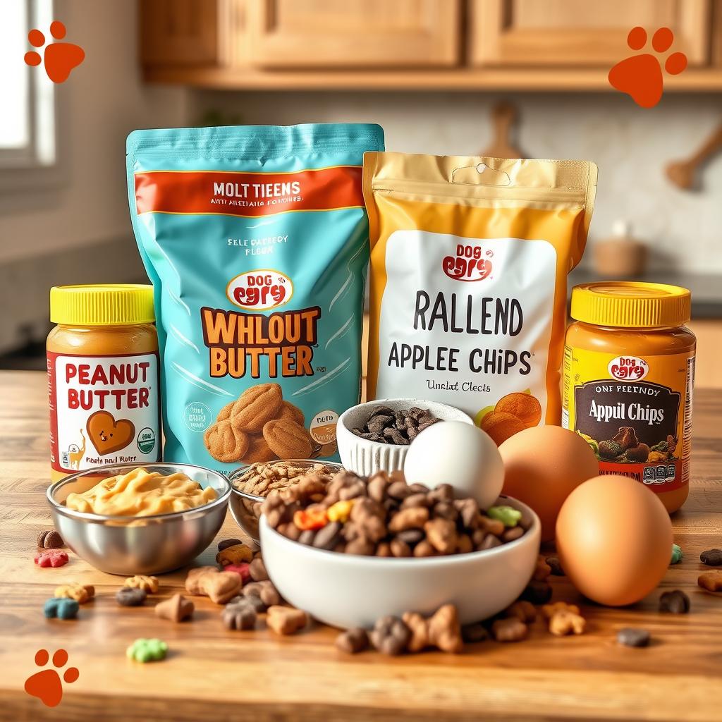 Dog-friendly ingredients for homemade dog cakes