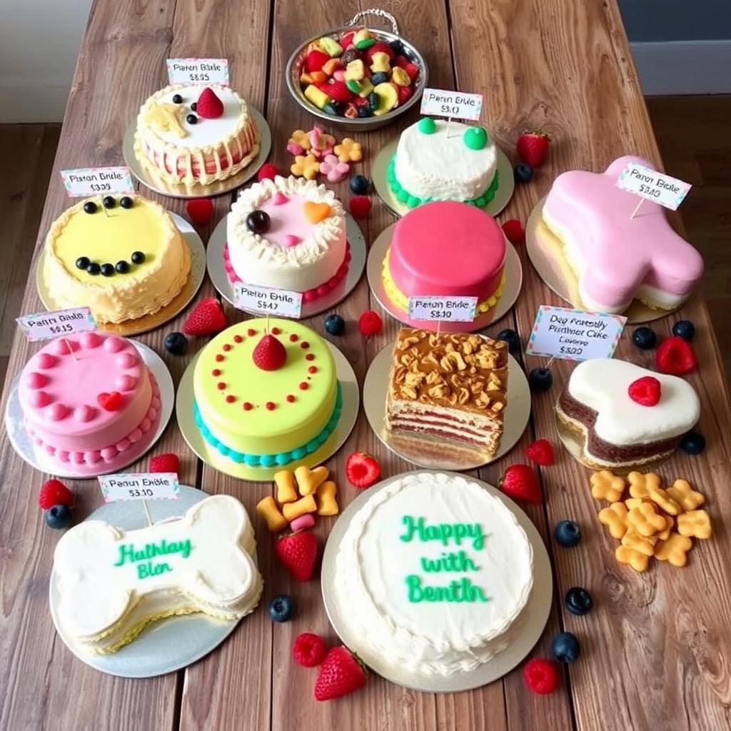 Portion sizes for dog birthday cake
