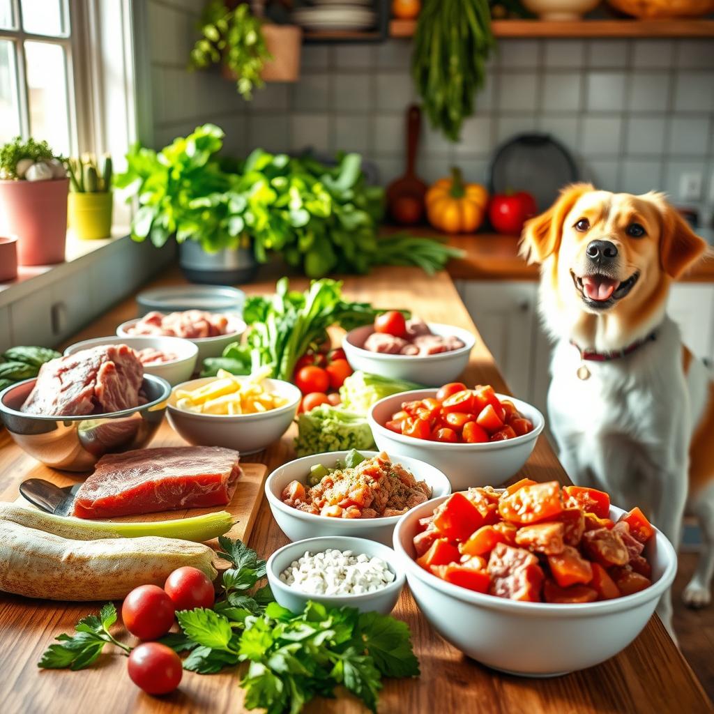 Transitioning to raw dog diet