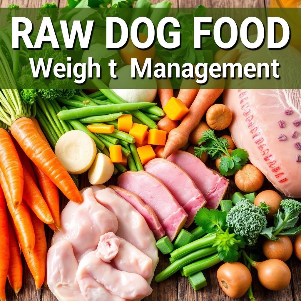 Weight management raw dog food