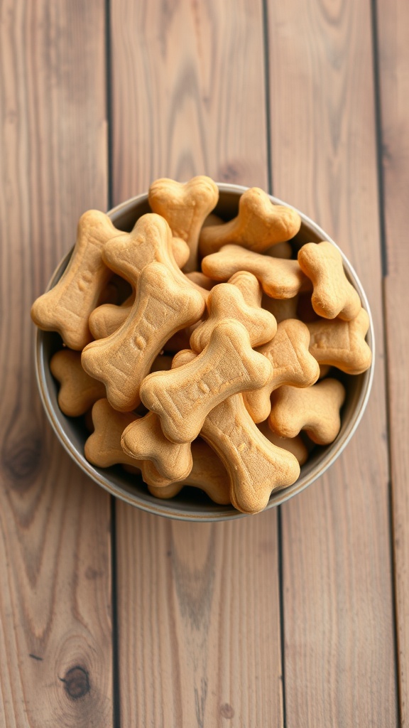 homemade peanut butter dog biscuits 