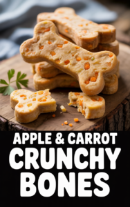 Picture of 11 Homemade Apple & Carrot Dog Treats Recipes: Healthy Snacks for Pups