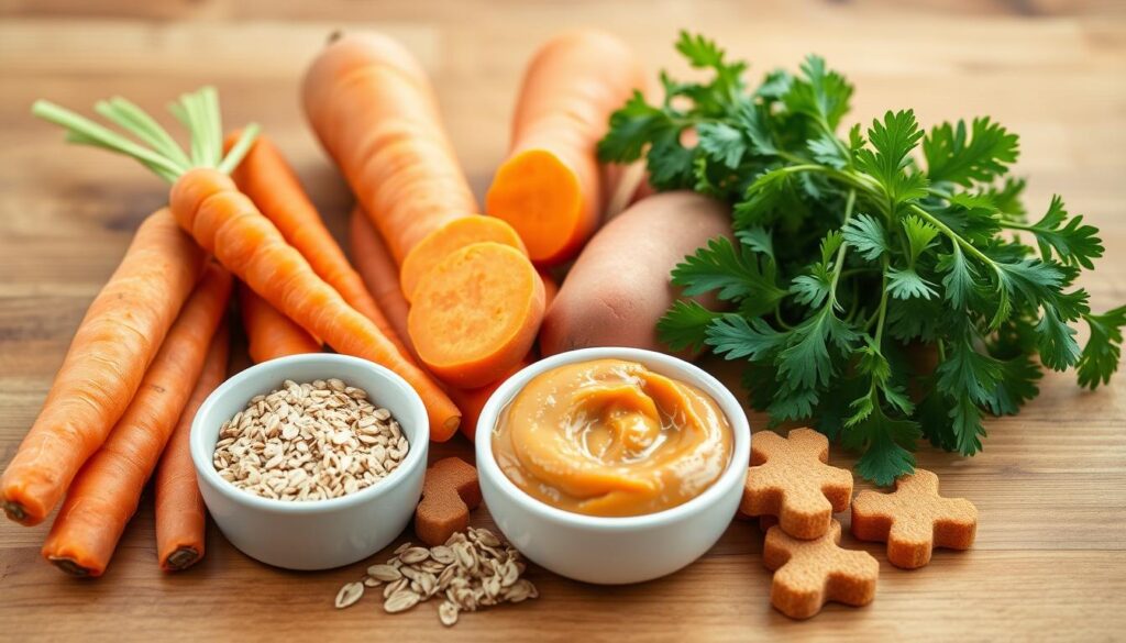 Healthy dog snacks ingredients
