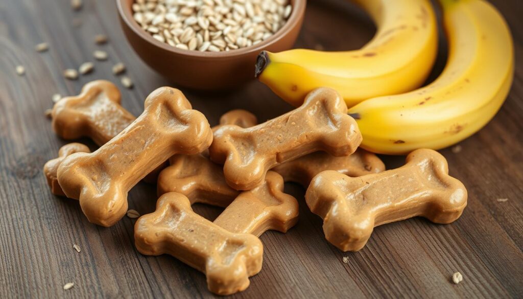 Peanut butter dog treats
