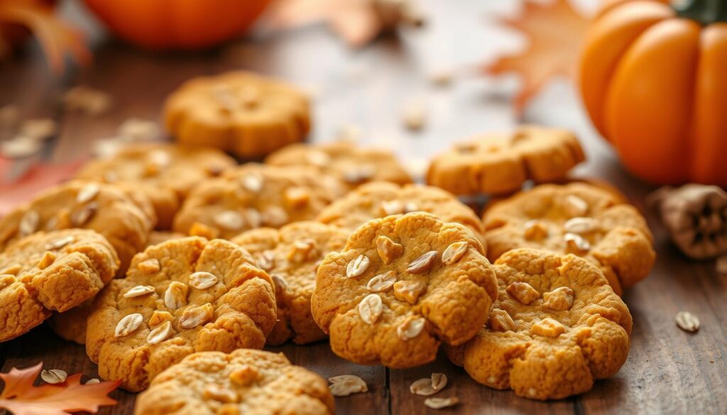 Pumpkin oatmeal dog treats