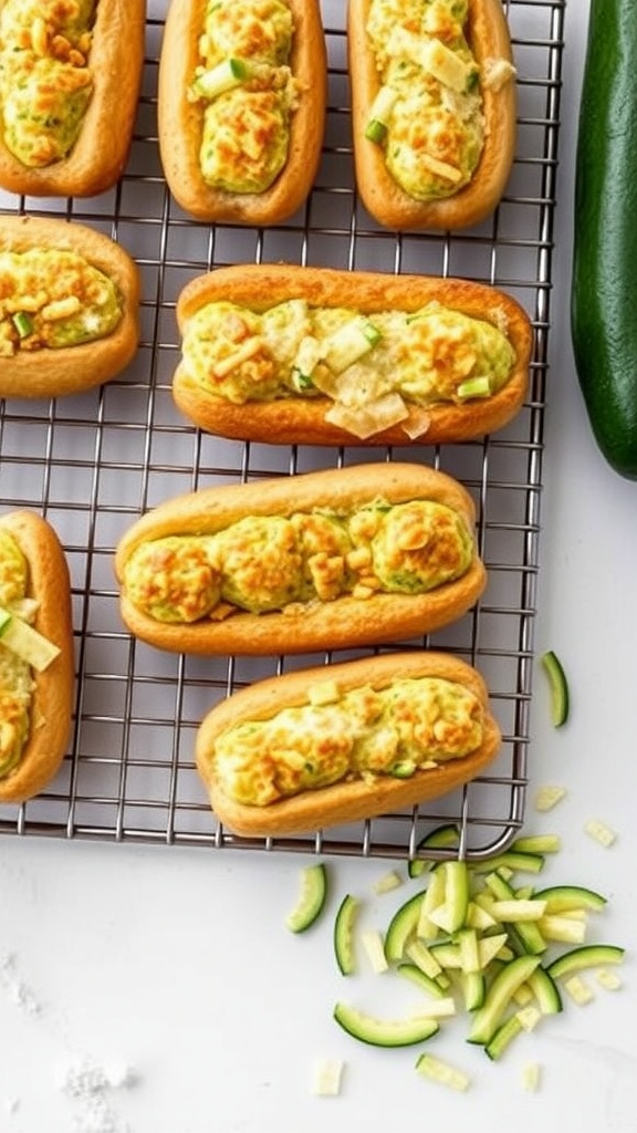 Zucchini and Cheese Bites for Dogs