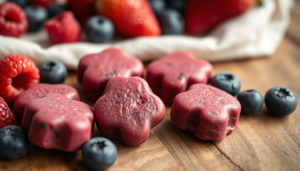 Homemade Berry Smoothie Dog Treats