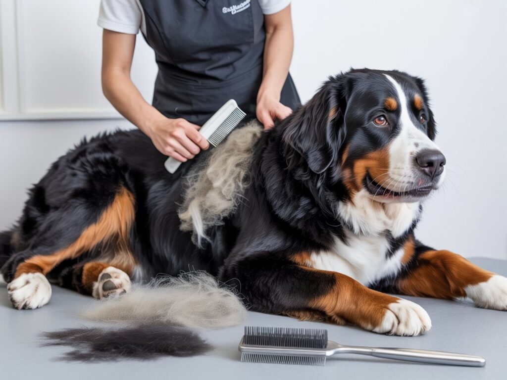 bernese mountain dog grooming
