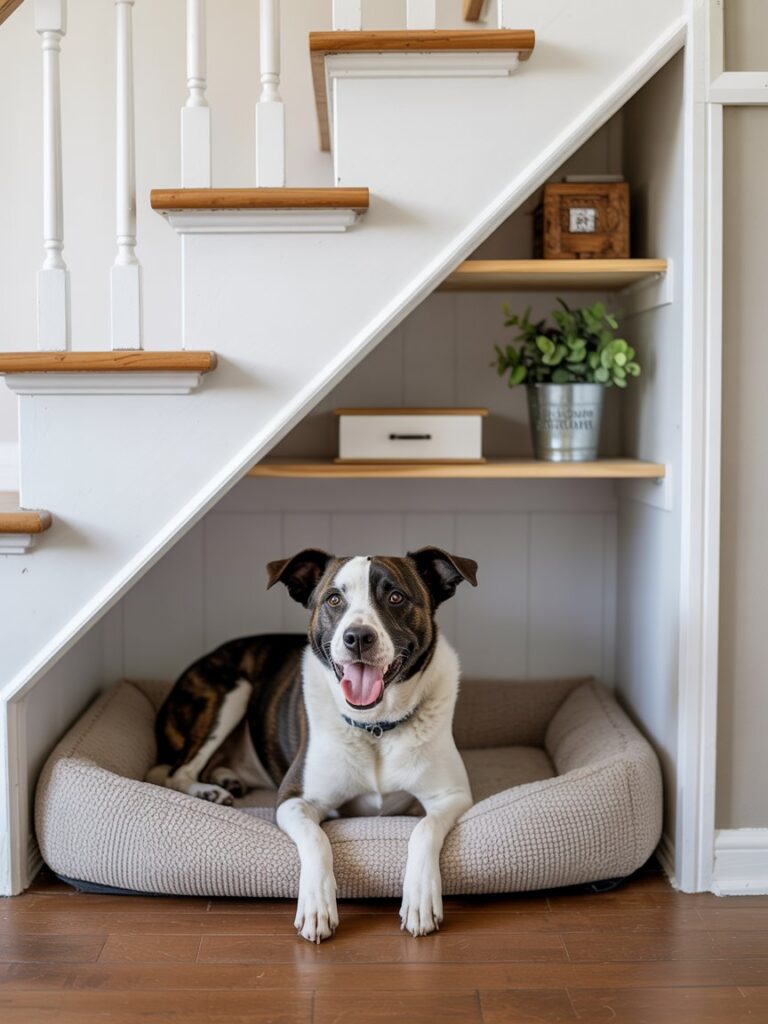 under stairs dog room ideas