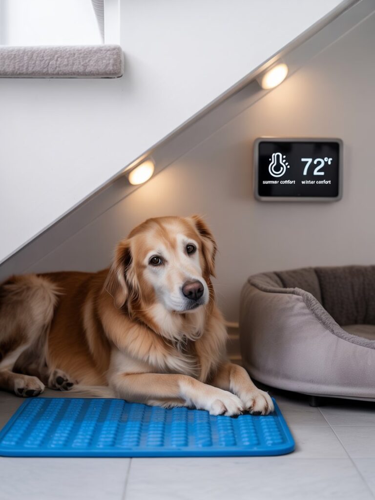 dog house under stairs