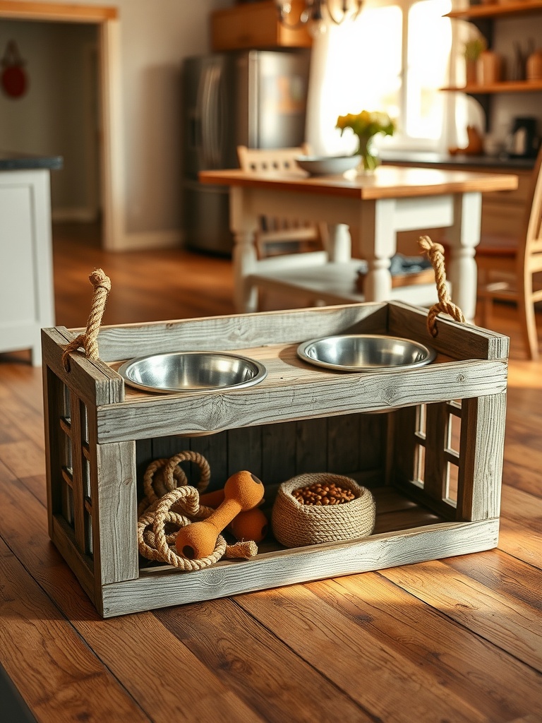 dog feeding station ideas