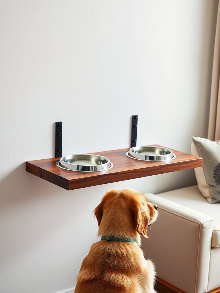 dog food feeding station