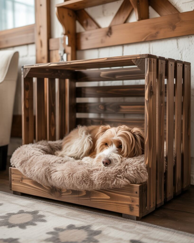 wooden dog bed diy